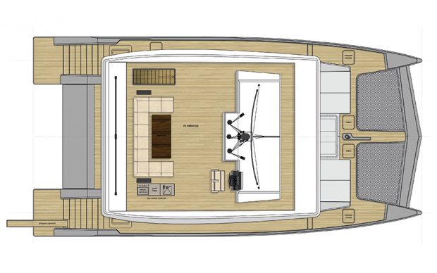 Sunreef Supreme 68 luxury catamaran Layout