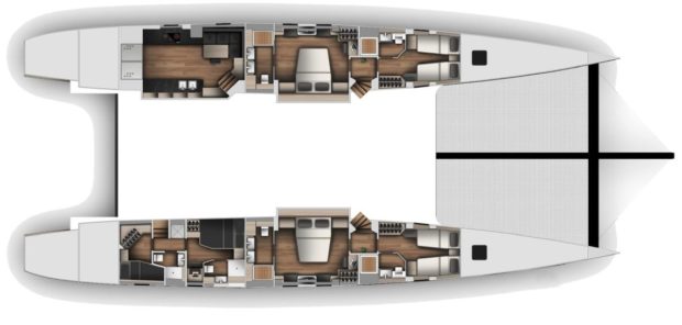 McConaghy 90 Multihull Hull Layout