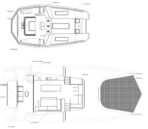 McConaghy 68 catamaran New Flybridge Design