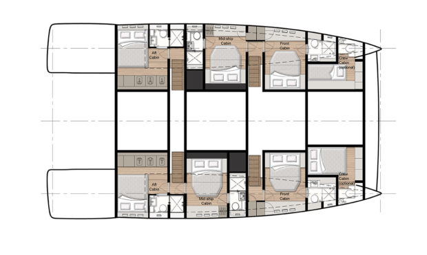 60' Sunreef Power Yacht Layout