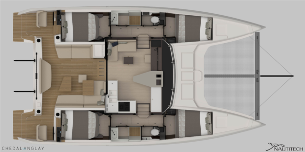 Nautitech 44 Open Layout - 4 Cabin Version