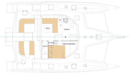 new NEEL 47 4 cabin layout main deck