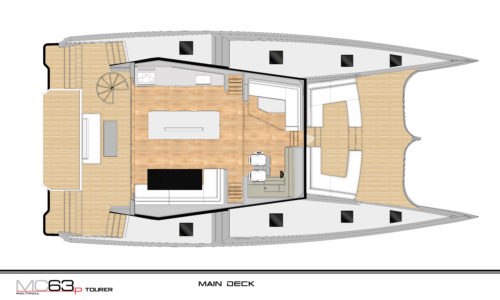 McConaghy 63P Power Layouts - Aeroyacht Multihull Specialists