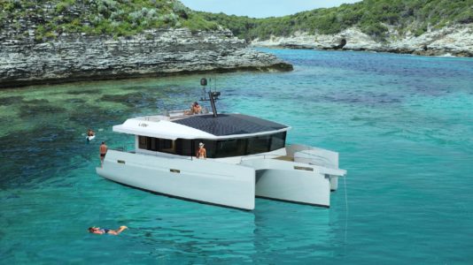 LEEN 50 Trimaran Layout - Aeroyacht Multihull Specialists