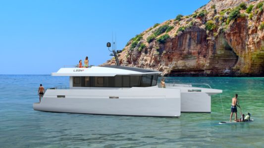 LEEN 50 Trimaran Layout - Aeroyacht Multihull Specialists