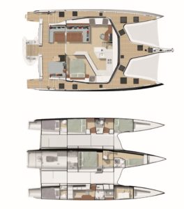 NEEL 51 trimaran 5 Cabin Version - Aeroyacht Official Dealers