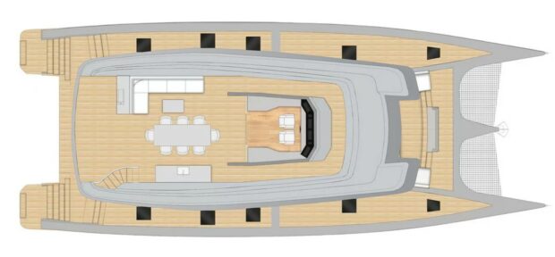 McConaghy MC82P Power catamaran Layout