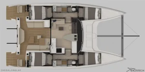 Nautitech 44 Layout