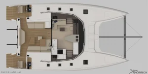 Nautitech 44 Layout