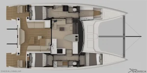 Nautitech 44 Layout