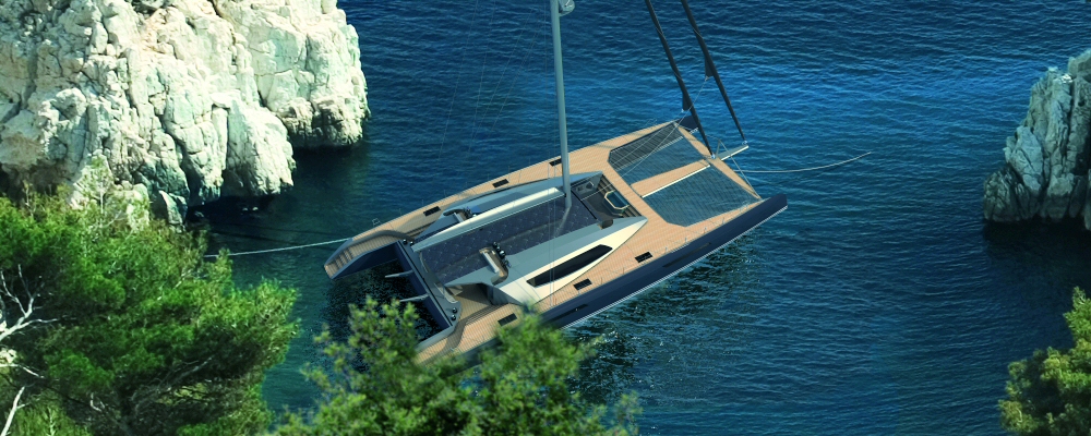 Aeroyacht 110 superyacht catamaran