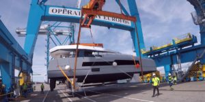 McConaghy 50 catamaran unloading