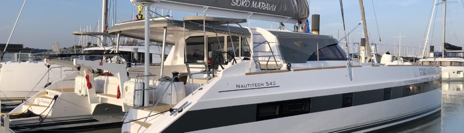 Nautitech 542 Soko Maravu Aeroyacht launch Feb 2019