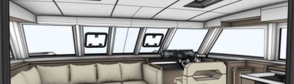 New Inside steering Nautitech 47 Power catamaran2