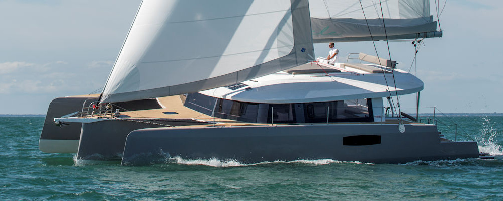 Neel 51 trimaran photos interior and sailing