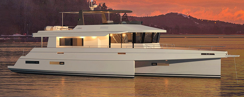 Leen 72 and Leen 56 Power Trimaran - Long Range Cruising Trawler Yachts