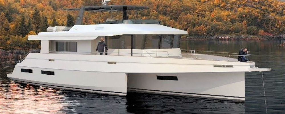 Leen 72 and Leen 56 Power Trimaran - Long Range Cruising Trawler Yachts