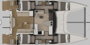 Layout Nautitech 44 Open 4 Cabin Version