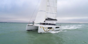 Nautitech 44 catamaran sailing photos