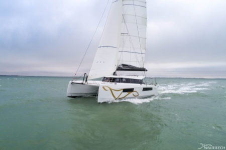 Nautitech 44 catamaran sailing photos