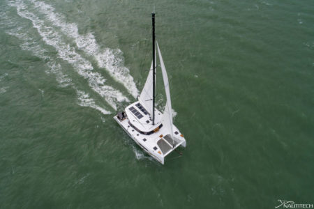 Nautitech 44 catamaran sailing photos