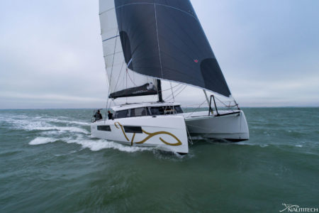 Nautitech 44 catamaran sailing photos