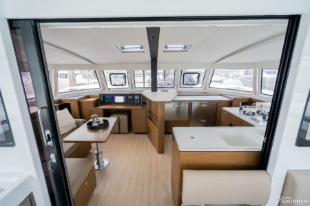 Nautitech 44 catamaran sailing photos