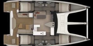 Layout Nautitech 48 Open - Aeroyacht Multihull Specialist Dealers