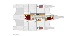 LEEN 50 Trimaran Layout hulls