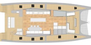 McConaghy MC82P Power catamaran Layout