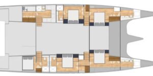 McConaghy MC82P Power catamaran Layout