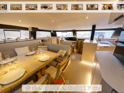 NEEL 52 Trimaran Interior 360 Experience