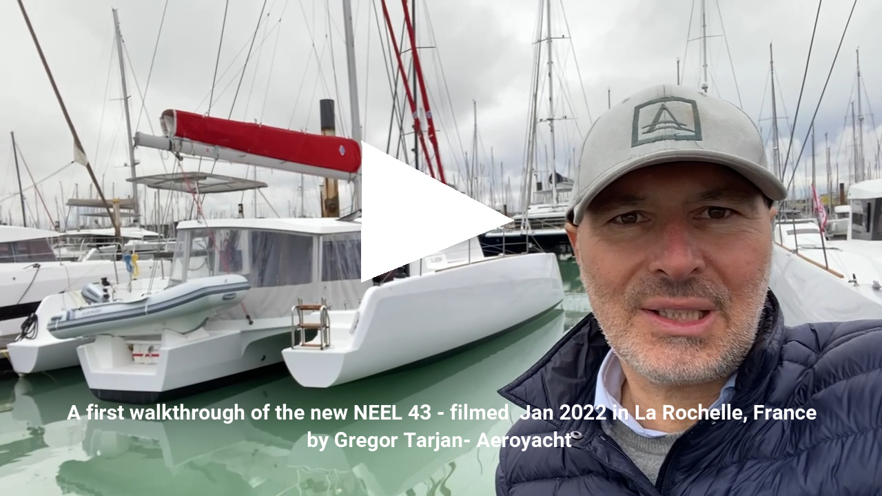 VIDEO NEEL 43 Trimaran – First Walkthrough and Review