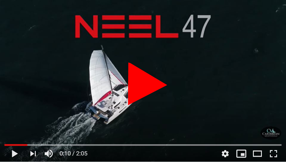 NEEL 47 trimaran sailing Video