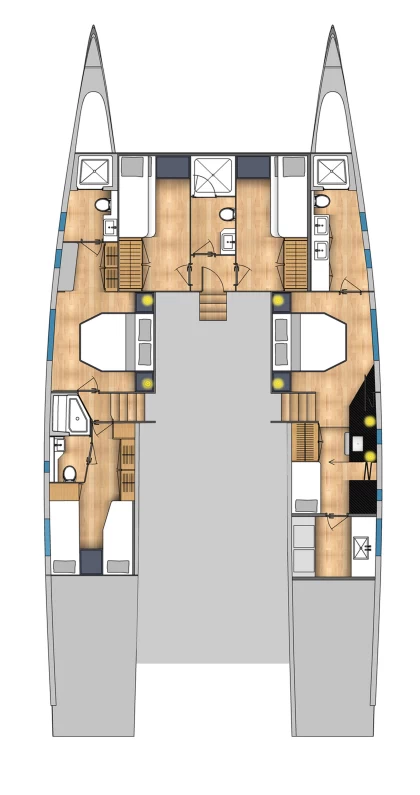 McConaghy 63 Multihull Layout