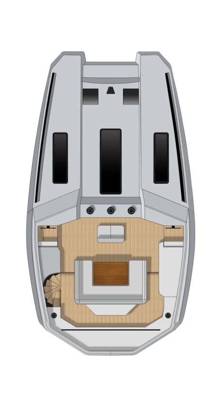 MC68 catamaran Layout by McConaghy Boats