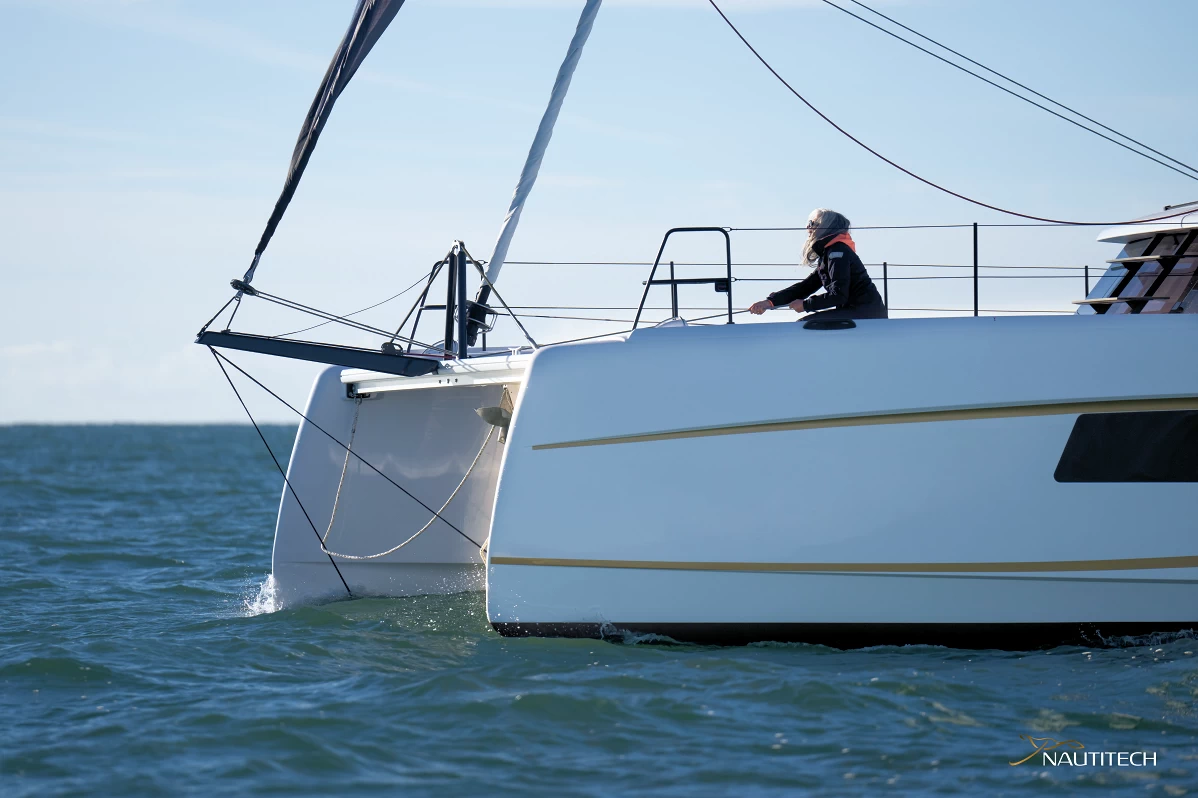 Open 48 Nautitech cruising multihull