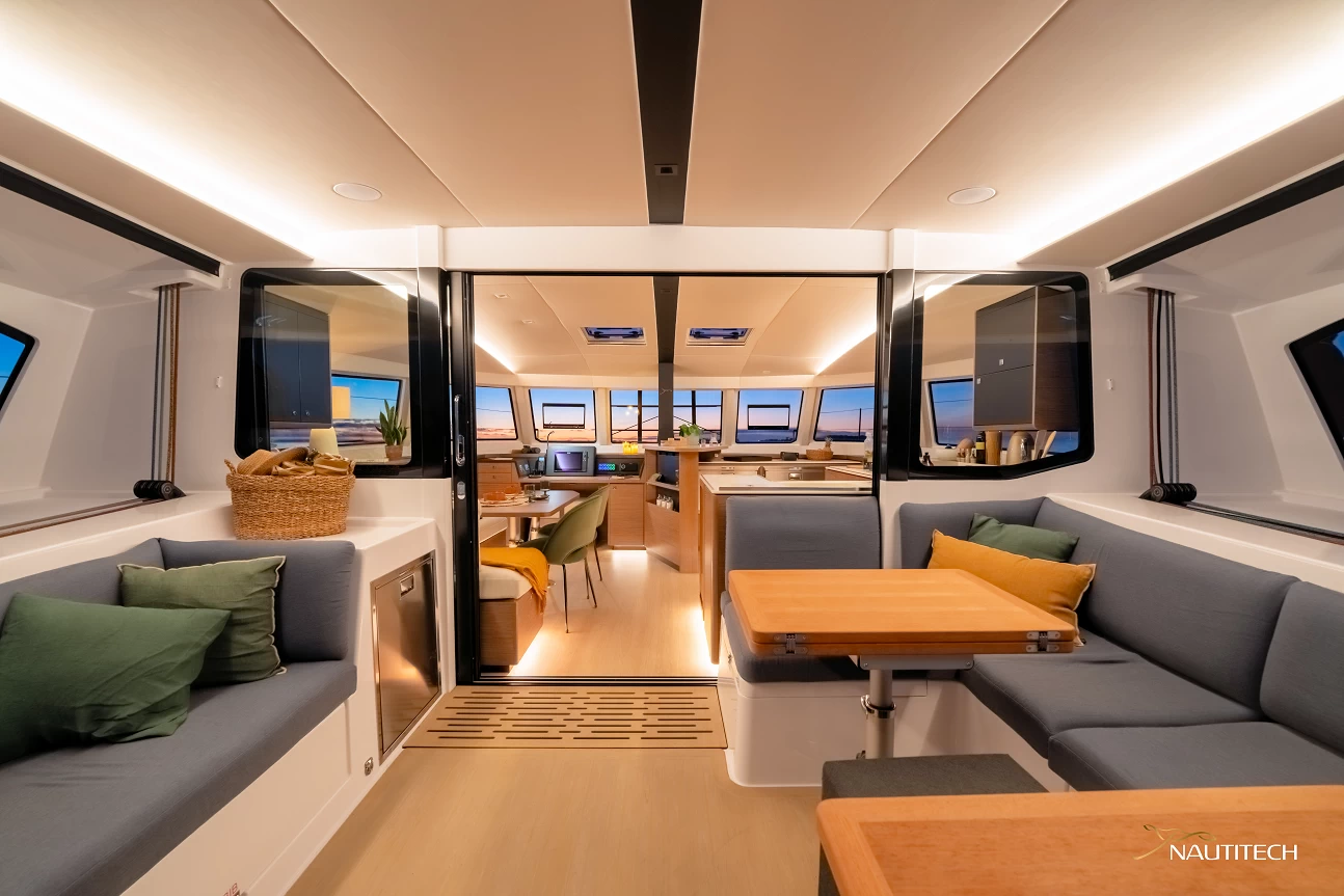 Open 48 Nautitech cruising multihull