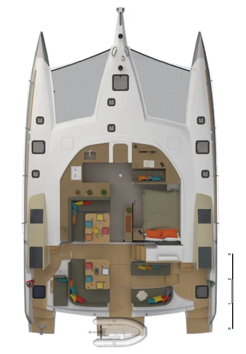 Neel 47 multihull Layout